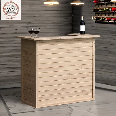 Home Drinks Bar Pressured Treated Solid Wooden Garden Summer Cocktail Bars Pubs  • £119.95
