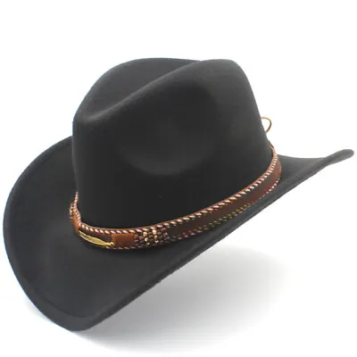 Children Boys Girls Western Cowboy Hat Party Birthday Halloween Masquerade Cap • $12.99