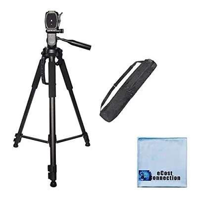 72  Inch Full Size Heavy Duty Universal Camera Video Tripod (Silver) • $34.99