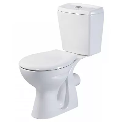 AKW Livenza Close Coupled Toilet - Push Button Cistern - Standard Seat • £141.95