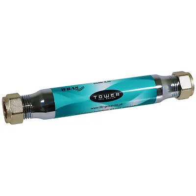 15mm Boiler Filter Electrolytic Inline Limescale Inhibitor TOWER Scale Pipe Tube • £24.89