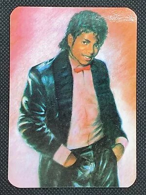 Michael Jackson 1985 Music Photo Pocket Calendar Card Portugal • $6.71