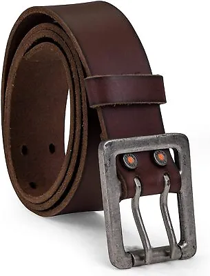 Timberland PRO Men's 40mm Double Prong Genuine Full Grain Leather Belt • $24.99