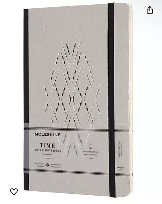 Moleskine Limited Edition Time Ruled Notebook Journal Ruled 5 X 8.25 Sold Out • $22.49