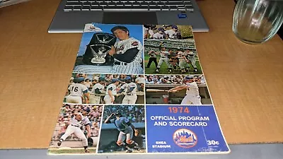 1974 New York Mets Baseball Scorecard Program READ • $7