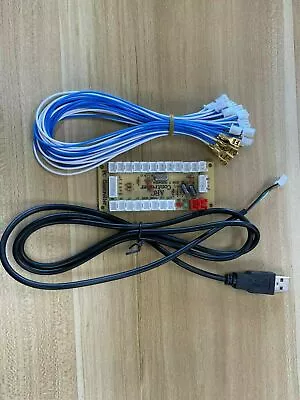 $10.95 • Buy Zero Delay Arcade USB Encoder PC To Joystick Button DIY Kit For MAME 4.8MM Kit