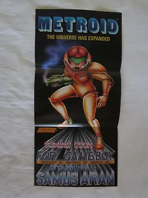 Metroid II (Game Boy) Nintendo Power Poster 1991 Samus Aran RARE • $17.95