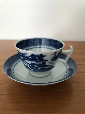 Mottahedeh Historic Charleston Blue Canton  Footed Cup & Saucer • $37