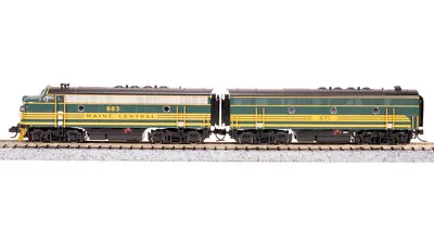 Broadway Limted 7723 N Scale MEC EMD F3 AB Unit-A Green & Gold Diesel #683/671B • $251.95