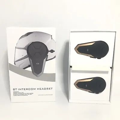 2pack BT-S3 Gelaten Motorcycle Intercom Bluetooth Helmet Headset • $59.95