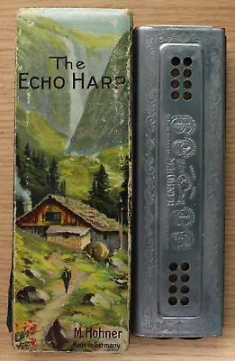 Vintage Hohner Harmonica Echo Glockenreine Stimmung Double Sided Key A/D - Box • $39.99