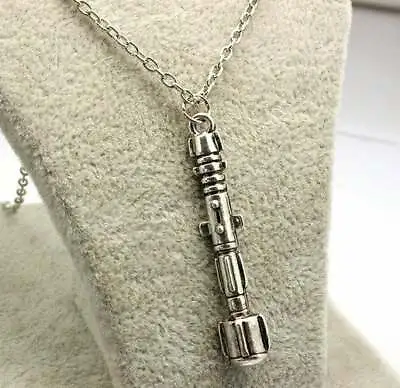 New Dr Who Silver Sonic Tardis Screwdriver Necklace • £11.47