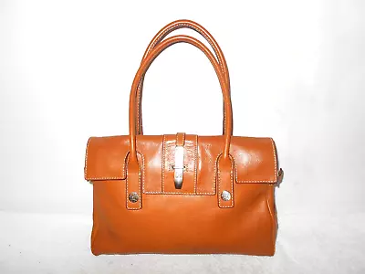 Michael Kors B0806 Butterscotch Leather Pin-lock Medium Shoulder Bag           • $14.99