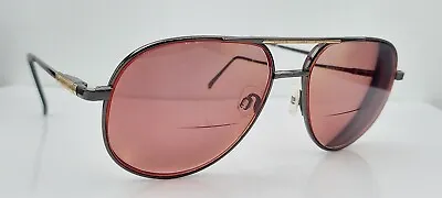 Vintage Halston HO1 Gold Gray Pilot Sunglasses FRAMES ONLY  • $20.40
