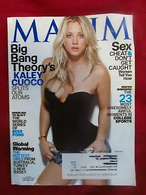 Kaley Cuoco Maxim Magazine #147 - March 2010  The Big Bang Theory • $2.95