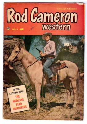 £12.09 • Buy ROD CAMERON WESTERN #6 In VG- Condition A 1950 Golden Age Western Comic