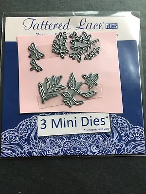 £2.50 • Buy 8 X Tattered Lace Dragonfly’s  / Leaves Mini Cutting Dies. As Photo. Uk Posting