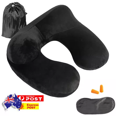 Neck Pillow For Travel Memory Foam Comfortable & Breathable Soft U Shaped Pillow • $12.95