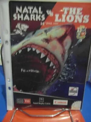 1997 Natal Sharks   V British Lions    Programme • £45