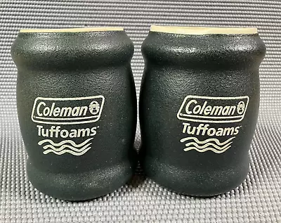 Coleman Tuffoams Vintage Dark Blue Beer/Soda Can Koozie Lot If 2 • $15.95