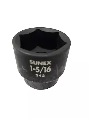 Sunex 242 1-5/16  1/2  Drive 6 Point Shallow Impact Socket Standard Tools 6pt • $16.99