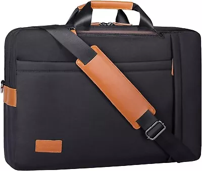 ESTARER Men's Laptop Messenger Bag 17-17.3 Inch Laptop Backpack Water Resistant • $27.99