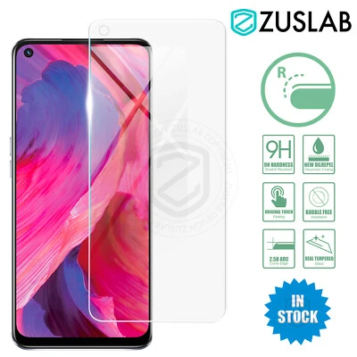 $6.95 • Buy For OPPO A74 A54 5G 4G ZUSLAB Full Coverage Tempered Glass Screen Protector