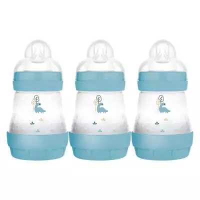 Mam Bottle Easy Start 160Ml 3 Pack Girl Baby Infant Milk Bottle Feeding New • £25.80