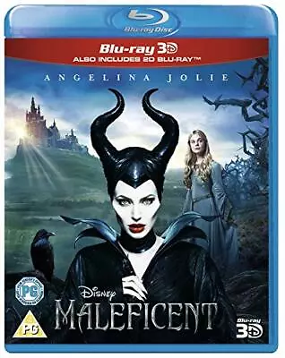 Maleficent (Blu-ray 3D + Blu-ray) [2014] [Region Free] - DVD  CYVG The Cheap • £3.49