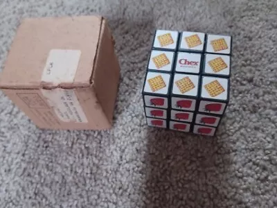 Vintage 1980’s Ralston Purina CHEX CEREAL MIX Fruit Rubix Cube Premium In Box! • $15.95