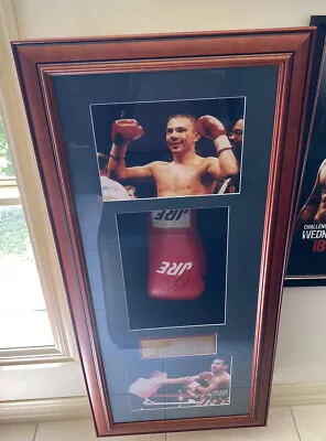 $550 • Buy Kostya Tszyu Hand Signed Framed Boxing Glove Memorabilia