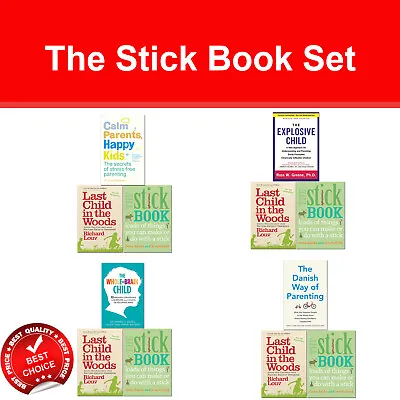 The Stick Book Collection Books Set Whole-Brain Child Calm Parents Happy Kid • £19.99