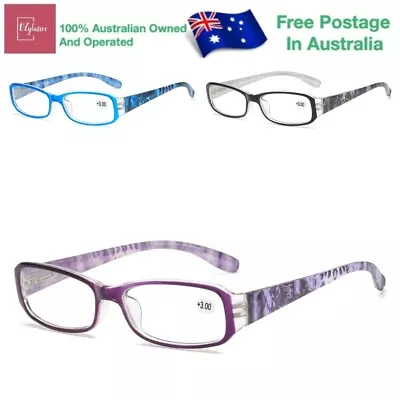 Magnifying Eyeglasses Women Anti Blue Light Blocking Fashion Reading Glasses • $9.95