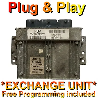 Citroen Peugeot ECU 9656972580 / 9655659480 *Plug & Play* Free Programmi • £85.80