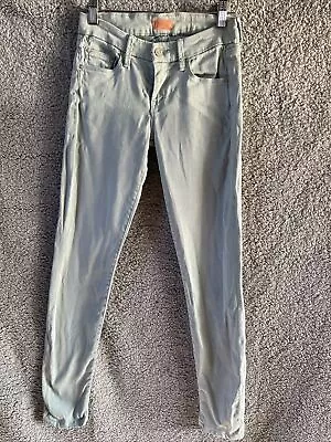 Mother The Looker Skinny Stretch Jeans Size 24 Heaven Sent Sage Made In USA • £28.92