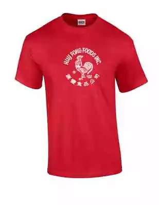 Siracha Logo T-Shirt Vietnamese Asian Hot Sauce Red White Tee Shirt S-5XL • $18.99