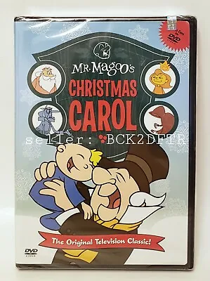 🔥 MR. MAGOO'S CHRISTMAS CAROL (1962) DVD 2002 TV Classic NEW SEALED Mr. Mcgoo • $21