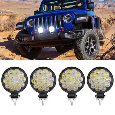 4 X LED Work Light Flood SPOT Lights For Truck Off Road Tractor ATV Round 48W • $16.99