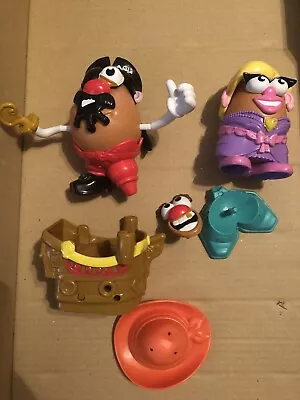 Playskool Mrs. Potato Head Princess/Mr. Potato Head Pirate +4 Extra Accessories • $10