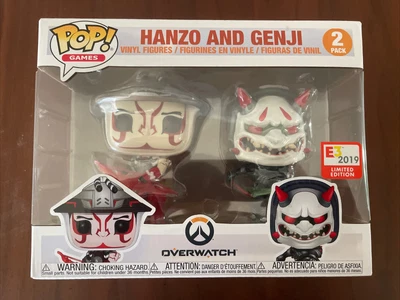 $20 • Buy Genji And Hanzo 2-Pack ~ Overwatch ~ Funko Pop Vinyl ~ 2019 E3  Excellent Cond