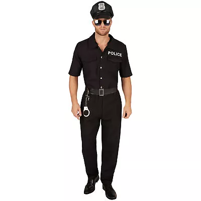 Sexy Police Costume | Men's Halloween Fancy Dress Outfit Student Party Officer • £27.99
