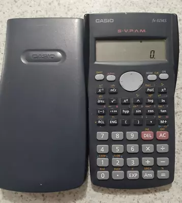 Casio Calculator Fx-82MS - With Cover - Tested And Working • $13.95