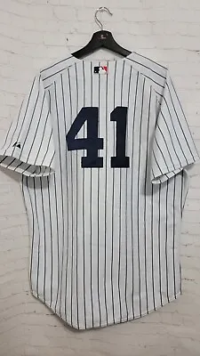 Used Randy Johnson New York Yankees Majestic MLB Authentic Jersey (48) (XL) • $69.99
