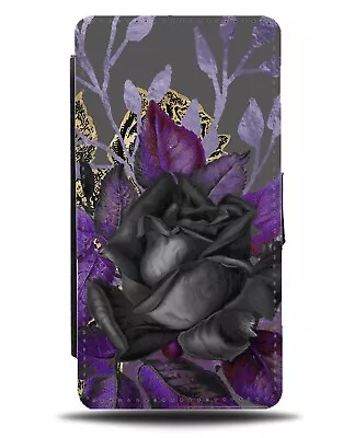 Victorian Vintage Dark Grunge Roses Flip Wallet Case Gothic Floral Picture AI81 • £19.99