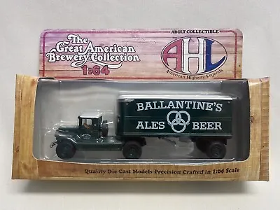 Hartoy AHL L51107 1/64 Mack BM Ballantine's Ales & Beers Brewery Diecast Truck • $15