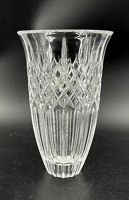 Signed Waterford Marquis Shelton Cut Crystal Glass Flower Vase Germany 8  • $71.39