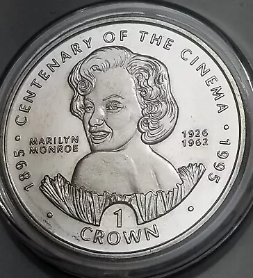 🔥Rare! Marylin Monroe Coin 1996 Century Of Cinema Gibraltar 1 Crown  • $149.99