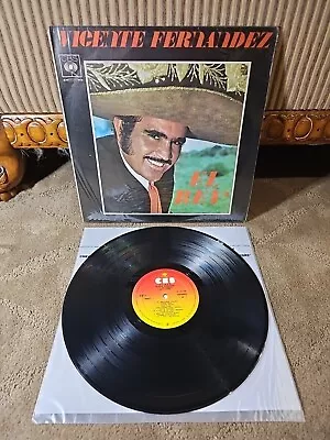 VICENTE FERNANDEZ EL REY - VINYL LP COLOMBIA Super Rare Cover 1974 - EXCELLENT  • $34