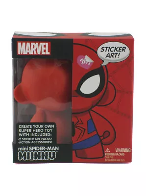 Kidrobot Marvel Mini Munny Spider-Man Figure Do It Yourself Super Hero Vinyl New • $18.95