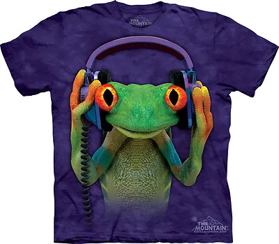 £29.99 • Buy DJ PEACE FROG The Mountain T Shirt Amphibian Unisex